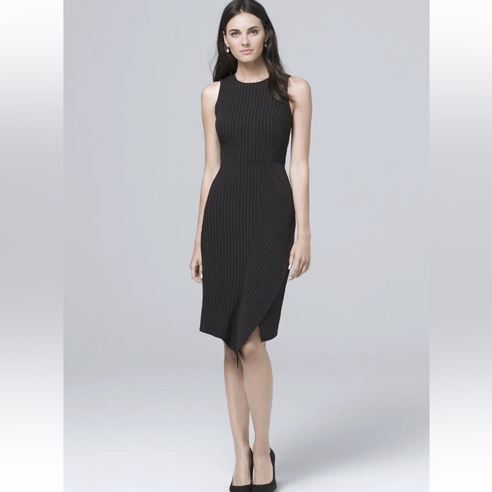 NWT WHBM pinstripe sheath dress, Size 0